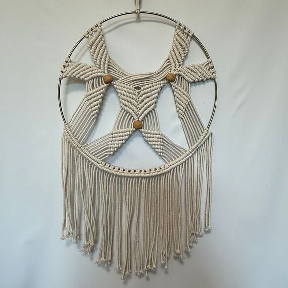 Macrame Other - Macrame 14” ring goat 9” fringe